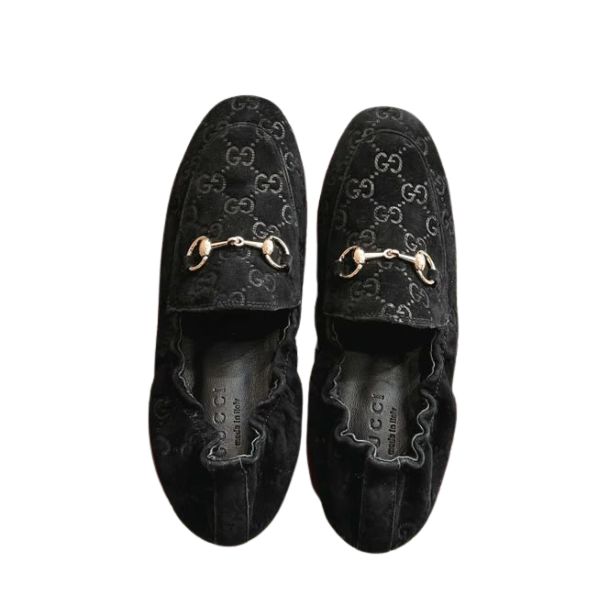 Gucci Jordaan GG Velvet Loafer