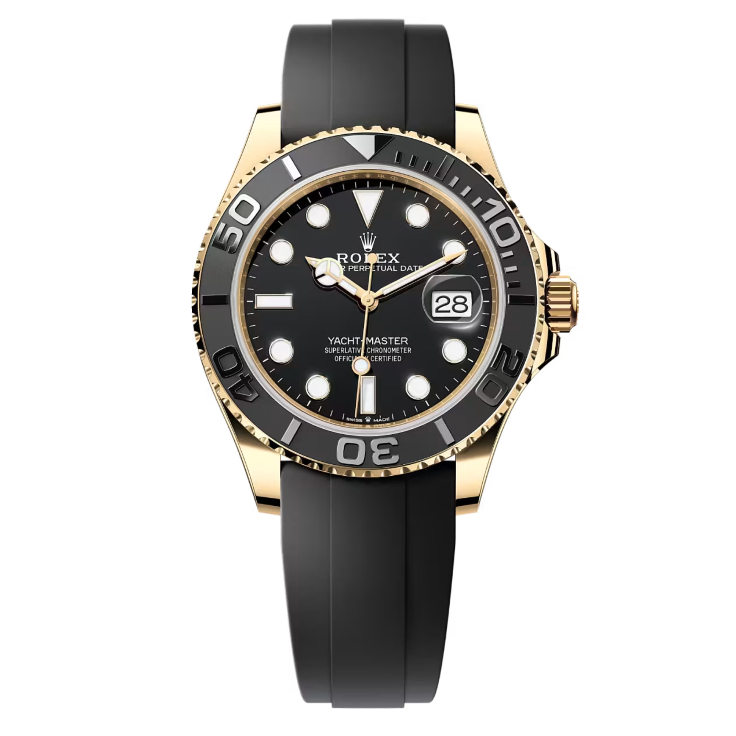 [Superclone] Rolex Yacht-Master 42mm Black Dial Oysterflex 226658