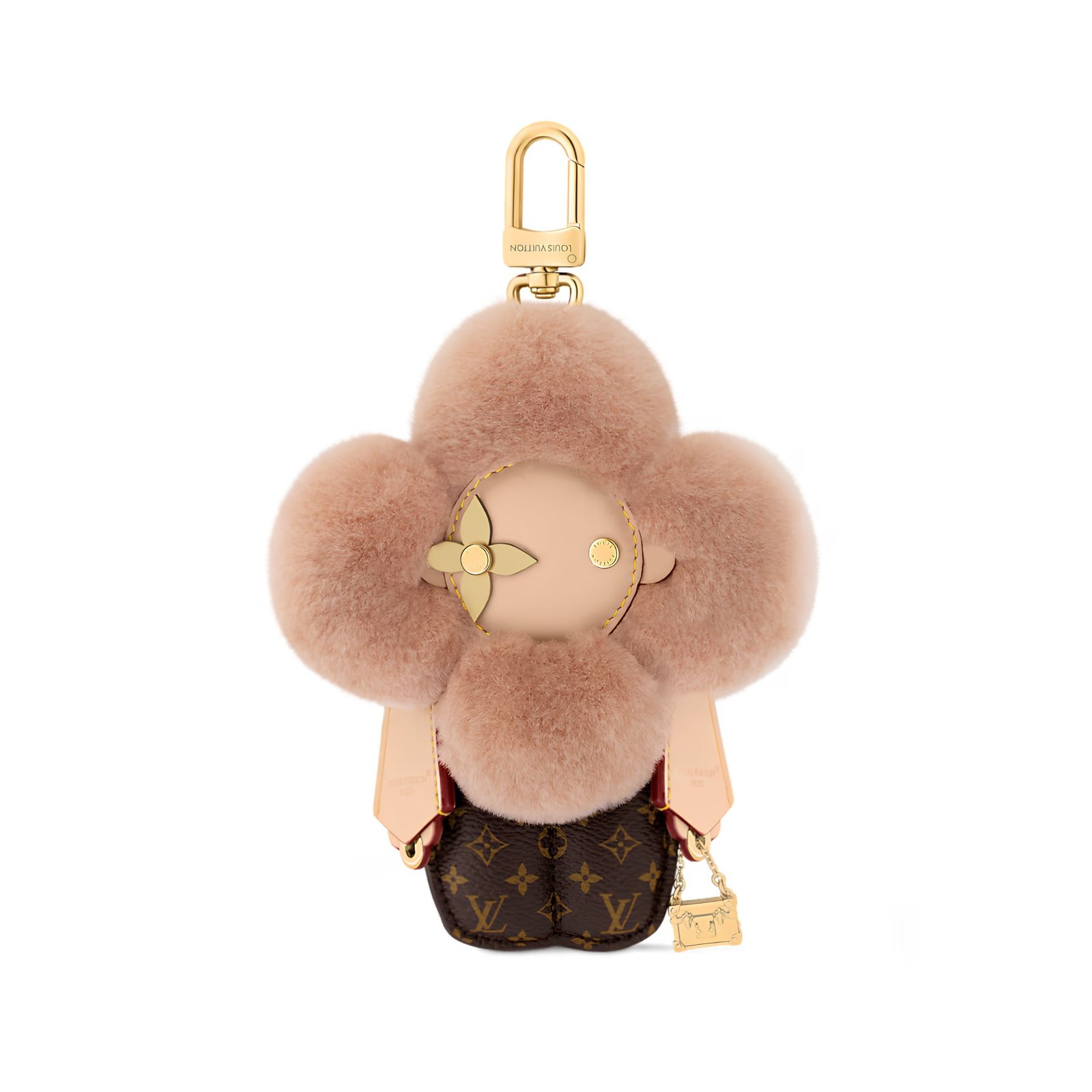 Louis Vuitton Vivienne Fashionista Bag Hanging Accessory Brown 18cm/7.1in
