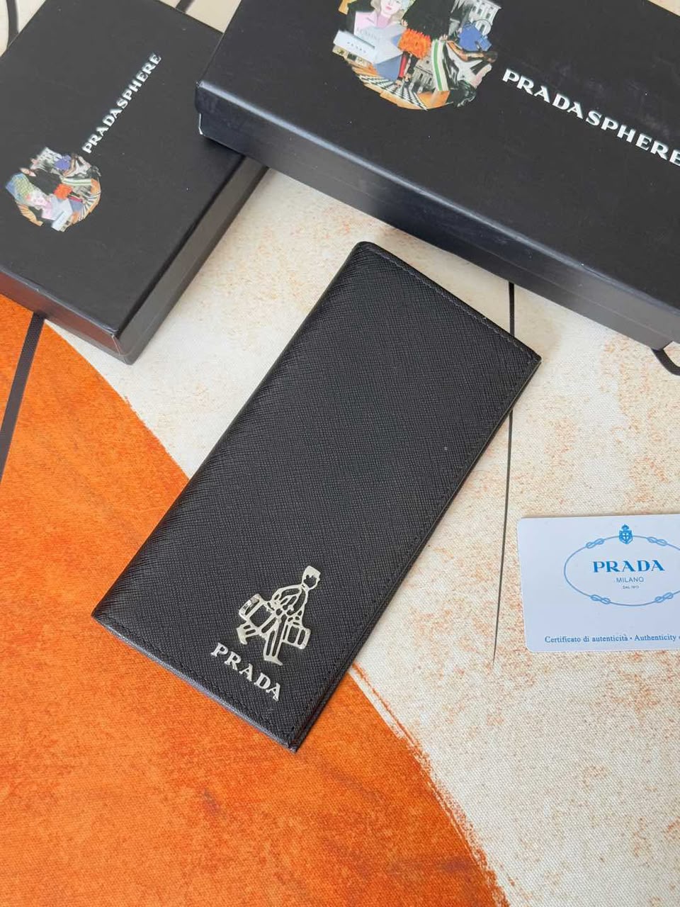 Prada Wallet Black For Men